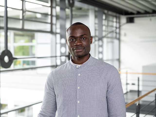 Portrait von Nelson Makokha, Mitarbeiter der viscon GmbH